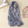 thumbnail image 1 of AVEKI Womens 100% Large Mulberry Silk Scarf Long Satin Scarf Fashion Designer Scarf Lightweight Wraps, 2022517-12, 1 of 4
