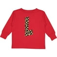 thumbnail image 3 of Inktastic Leopard Print Letter L Boys or Girls Long Sleeve Toddler T-Shirt, 3 of 5