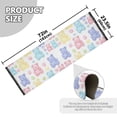 thumbnail image 5 of Yayeee Runner Rug for Bedroom 2'x6' Machine Washable Hallway Non Slip Mat, Colorful Gummy Bears Pattern, 5 of 8