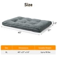 thumbnail image 3 of XL Dog Beds for Large Dogs, Washable Dogs Pillow, Pet Kennel Pillow, Pet Bed, Dog Crate Bed Small, Gray, 40inch, 3 of 11