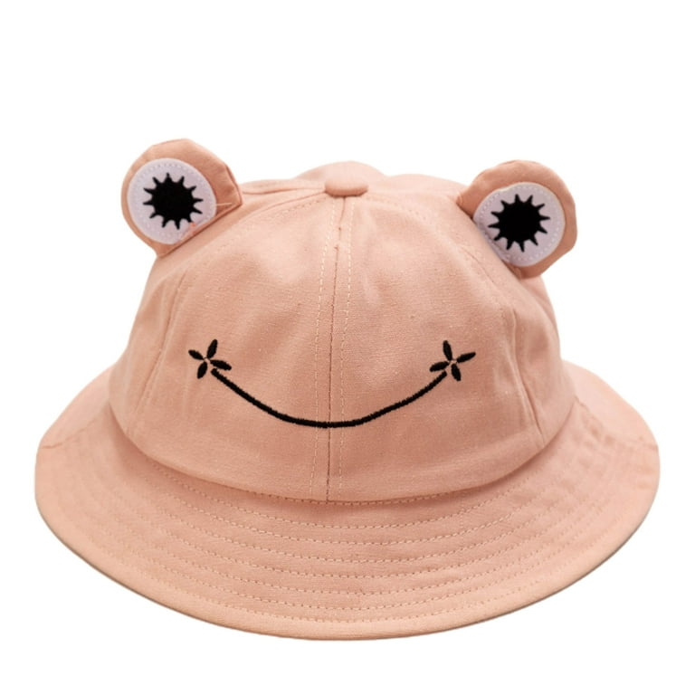  Cute Frog Hat for Adult Teens Summer Cute Frog Bucket