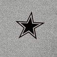 thumbnail image 2 of Men's Antigua  Heather Gray Dallas Cowboys Subtle Quarter-Zip Top, 2 of 2