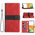 thumbnail image 1 of Nalacover for Samsung Galaxy A34 5G Wallet Case, Stylish PU Leather Card Slots Holder Flip Folio Cover with Kickstand Magnetic Clasp Soft Silicone Shockproof Protective Case for Samsung A34 5G,Red, 1 of 6