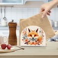 thumbnail image 6 of Fox Head Flowers Napkin Holder for Table Clear Napkin Stand Paper Holder Acrylic Organizer Dispenser Napkins for Dinner Kitchen Restaurant Room, 6 of 8