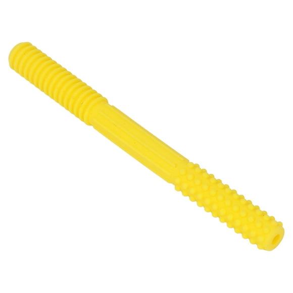 Tube de Dentition, Tube de Dentition Creux Portable en Silicone Texturé pour Bébé pour la Maison Rouge,Vert,Bleu,Orange,Jaune