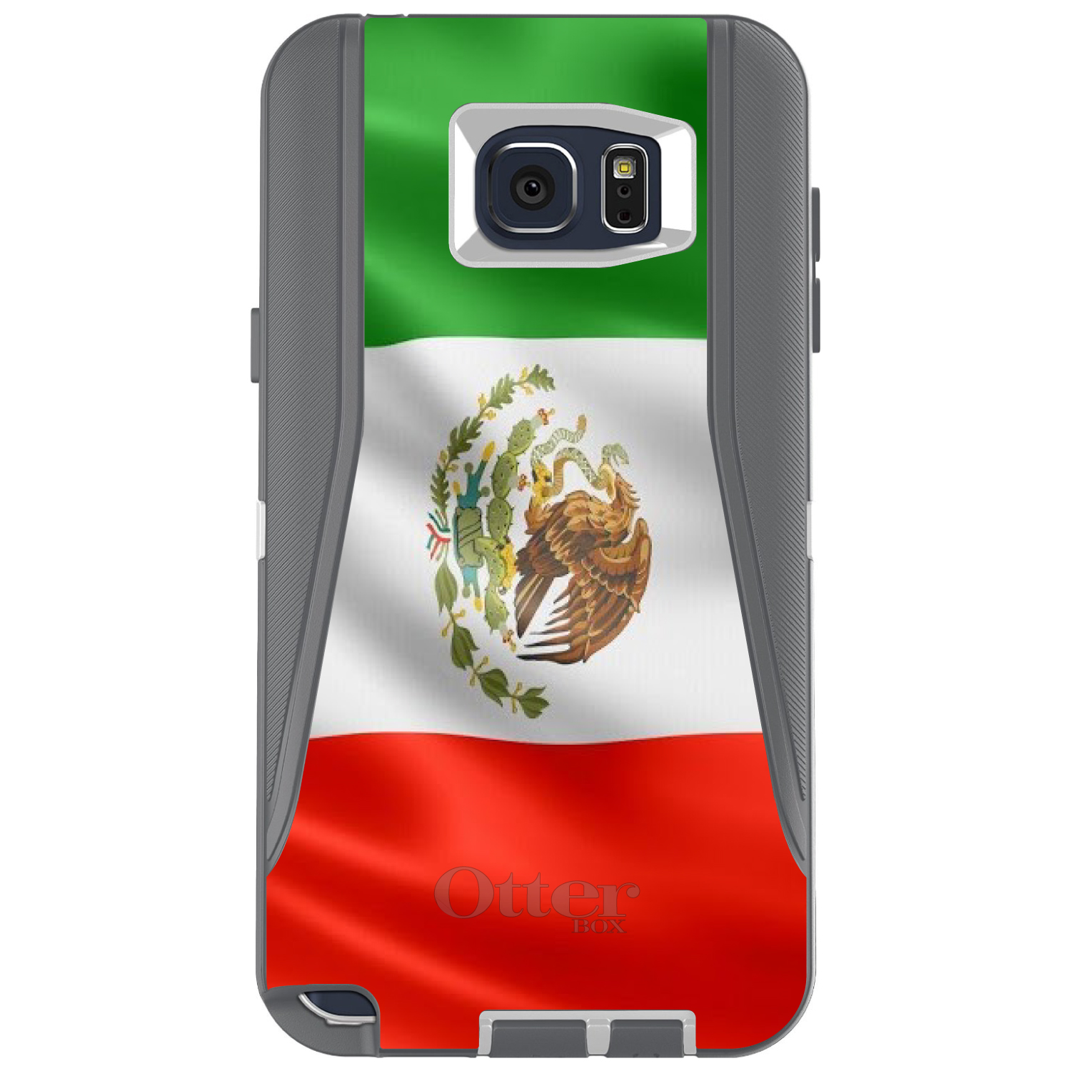 DistinctInk Custom Grey OtterBox Defender Series Case for Samsung Galaxy Note 5...