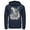 Navy Blue, variant on Men's Batman Signal in the Sky Pull Over Hoodie Black Small
