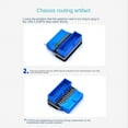 thumbnail image 5 of Adaptador de Cabezal USB USB3.2 GEN1 19Pin/20Pin Socket 90 Grados Convertidor de Codo de DireccióN DIY Placa Base de Escritorio A, 5 of 5