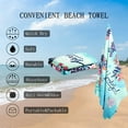 thumbnail image 7 of Yibo Beach Towel,Quick Dry Towel for Women Men Girls Kids, Cool Pool Towels Beach Accessories Absorbent Towel, 7 of 7