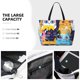 thumbnail image 3 of Fotbe Colorful Cats Pattern Art Bolsa de Viaje para Playa - Resistente al Agua, Bolsa Tote de Gran Capacidad y Ligera con 7 Bolsillos para Mujeres y Hombres, 3 of 7
