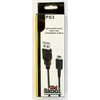 Old Skool PS3 Controller Charge Cable - Black