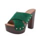 thumbnail image 2 of Sandalias de mujer Suede Super High Chunky Heel Sexy Summer Beach Casual Zapatos sólidos Wmkox8yii ytu1654, 2 of 8