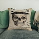 thumbnail image 5 of Kearding Funda de almohada decorativa, decoración de Halloween, funda de almohada acogedora con patrón de calabaza, funda de cojín cuadrada para sofá, Decoración del hogar catorce SXYM42 Kearding HA060851-14B, 5 of 6
