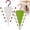 2pcs -Mix, variant on V Shaped Double-Sided Closet Organizer Hanger, 360 Swivel Triangle Closet Organizer for Clothes Combinable Multi-Functional Storage Rack for Bathroom Wardrobe Space Saver