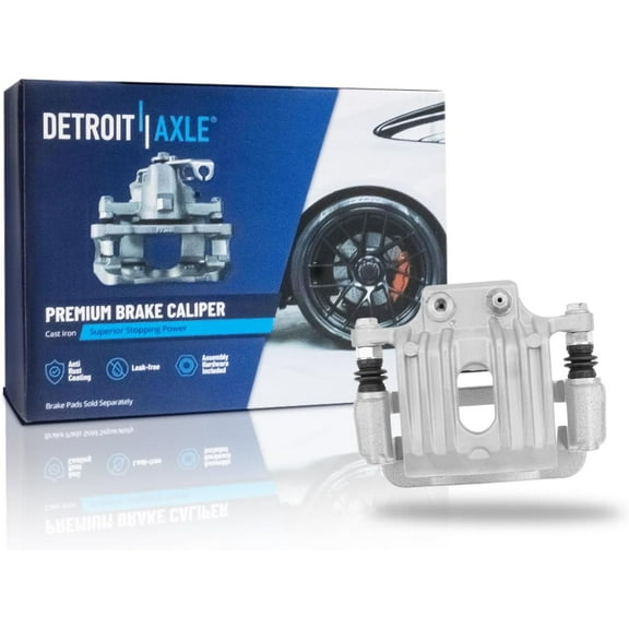 Detroit Axle - Rear Right Brake Caliper for 2007 2008 2009 Hyundai Santa Fe Disc Brake Caliper with Bracket Assembly Replacement