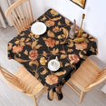 thumbnail image 2 of Pioneer Flower Floral Print Pattern Square Tablecloth,Waterproof Square Table Cover,Wipeable Spillproof Washable Table Cover for Home Kitchen Party Decor 60"x60"(152x152cm), 2 of 6