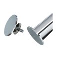 thumbnail image 1 of Organized Living freedomRail Clothes Rod Stops, Set of 2 - Chrome, 1 of 3