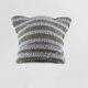 thumbnail image 1 of Gorro de punto a rayas para mujer y niña, ropa de calle de japoneses nuevos, Harajuku, pequeño Diablo, otoño e invierno, gorro de orejas de gato, 1 of 4