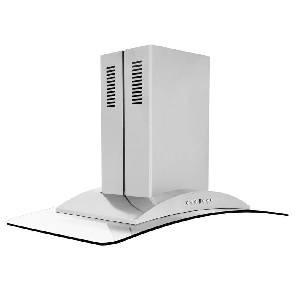 ZLINE 30 in. Island Mount Range Hood in Stainless Steel & Glass (GL9i-30)