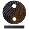thumbnail image 3 of Decozen Home Decor Handmade Wooden Sculpture Art in Yin Yang Design for Home Decor - Acacia Wood, 3 of 8