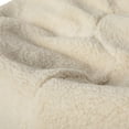 thumbnail image 6 of Emma + Oliver Small Natural Faux Sherpa Refillable Bean Bag Chair for Kids and Teens, 6 of 9