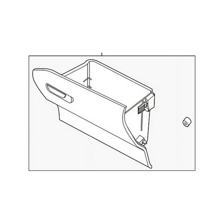 Genuine OE Ford Glove Box - LJ6Z-7806010-AA Fits select: 2020-2021 FORD ESCAPE