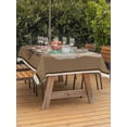 thumbnail image 2 of Easter Outdoor Tablecloth - 52x70 Inch Rectangle Dining Table Cover, Colorful Bunny Spring Cartoon Cute Rabbits Brown Waterproof Outdoor Table Cloth with Umbrella Hole & Zipper for Picnic/Patio/Party, 2 of 7