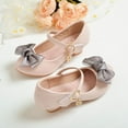 thumbnail image 4 of Splozh Little Girls Dress Shoes Princess Big Little Girl High Heel Mary Jane Glitter Shoes in Wedding Party Shoes with Bowknot (Toddler/Little Kid/Big Kids),Pink 13, 4 of 6