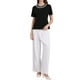 thumbnail image 2 of INSPIRAR CHIC Blusa Elegante para Mujeres Brillante con Tops de Rhinestone para Cócteles y Fiestas 2XL Negra, 2 of 5