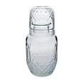 thumbnail image 2 of Jarra de Vidrio con Vaso, Diseño Diamante con Textura en Relieve, Mesa de Noche, Perfecto para Agua, Jugos o Infusiones, Capacidad 577 ml/ 207 ml, 2 of 13