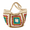 colorful, variant on Crochet Tote Bag for Women, Large Capacity Granny Square Boho Bucket Bag, Foldable Knit Shoulder Handbag for Beach, Vacation, Shopping and Daily Use