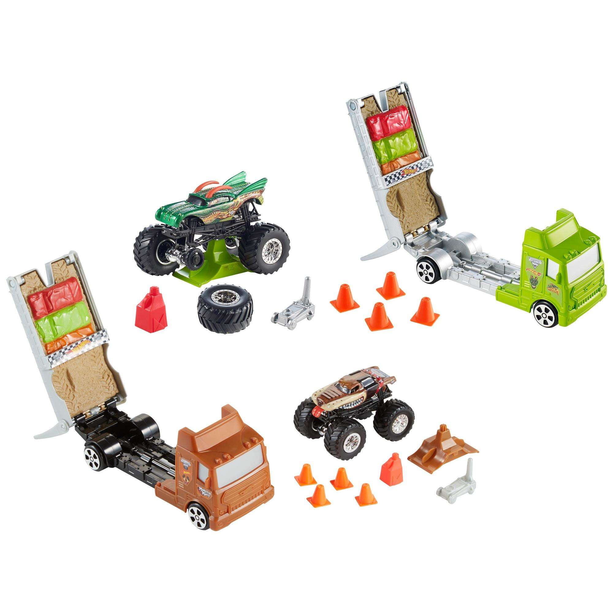monster jam travel treads hauler