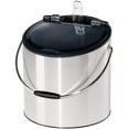 thumbnail image 5 of Oggi 4 Qt. Wine Bucket w/ Ice Scoop, Clear Lid, Large & Suited to Chill Wine, Holds 2 Bottles, Stainless Color Model, 5 of 8