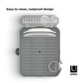 thumbnail image 6 of Umbra Holster Dish Rack– Molded Plastic Dish Drying Rack With Drainage Spout, Charcoal, 6 of 17