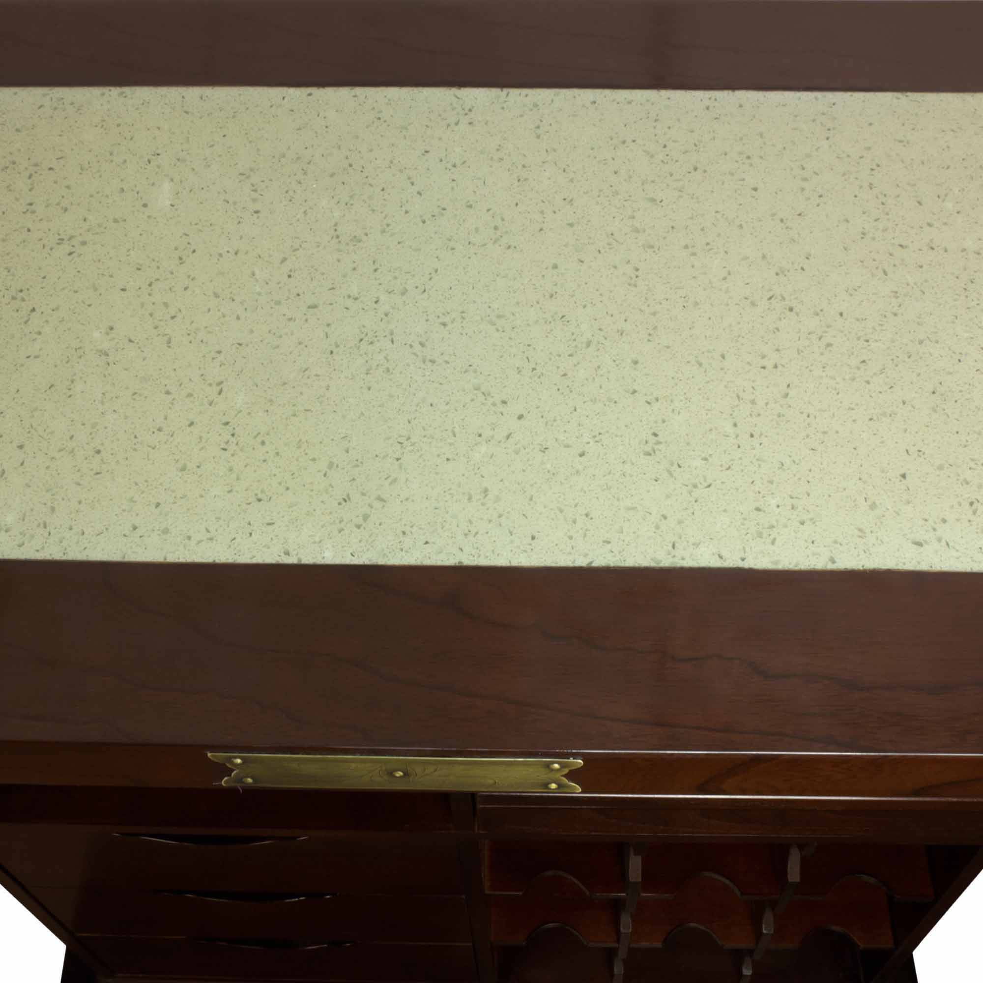 Oriental furniture korean antique style liquor cabinet wine bar clearance