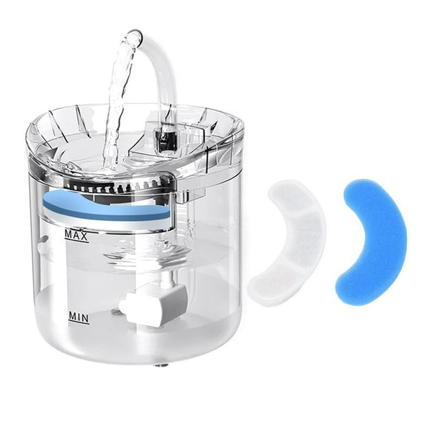 Filtros de Fuente para Mascotas ANGGREK Filtro de Fuente de Agua Saludable para Gatos Elemento Filtrante Azul Y Blanco