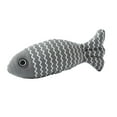 thumbnail image 1 of Juguete de pez artificial de peluche Entrenamiento interactivo Juguete de hierba gatera Suministros para gatos Gris, 1 of 7