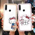 thumbnail image 4 of Funda de teléfono para Huawei P30 Lite p30 Girl, anticaída, dibujos animados bonitos, Cinnamoroll Kuromi, funda de silicona suave con estampado trasero, 4 of 5