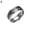 Black, variant on Stylish Men Titanium Steel Mens Ring Full Cz Wedding Band Man Ring