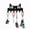 Black, variant on Key Holder Wall Mounted with Screws and Anchors, Black Multifunctional Key Hanger with 6 Hooks, Entryway Front Door Kitchen Hallway Garage Office(Black)