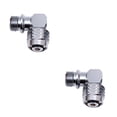 thumbnail image 2 of Eigraketly Adaptador de manguera giratoria de 90/110 grados, Conector de esnórquel Universal de 2ª etapa de baja presión rotatorio para natación y buceo 90 grados 2piezas Eigraketly CBP347076, 2 of 5
