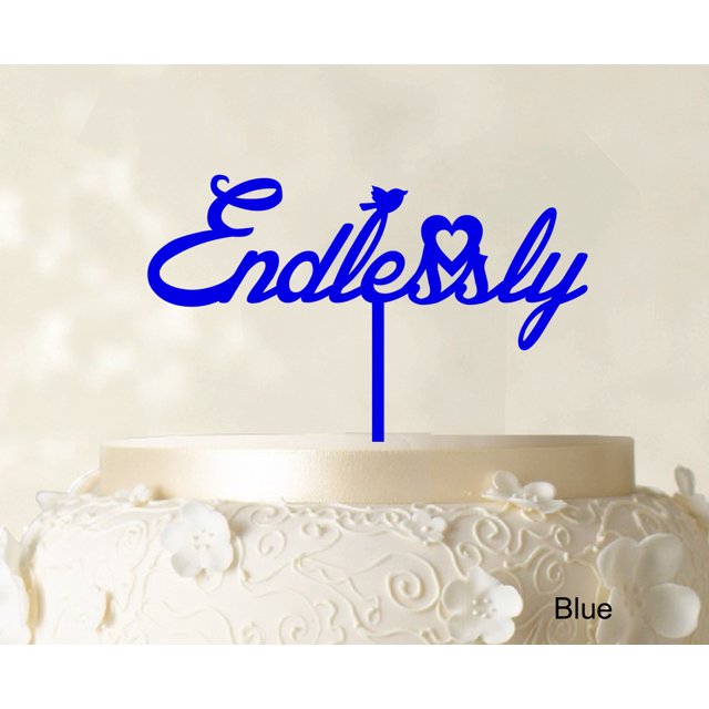 Custom Initial Cake Topper Personalized Name Cake Topper Color Option Available 5-7 Inches Wide