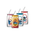 thumbnail image 4 of Disney Stitch Island Vibes Tumbler Glasses with Lids & Straws, 16-ounces, Set of 4, 4 of 5