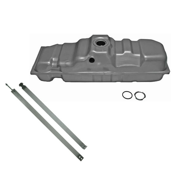 TRQ Gas Fuel Tank 25 Gallon w/ Strap Kit Set for Chevy GMC C/K Pickup 6 Foot Bed FTA65938