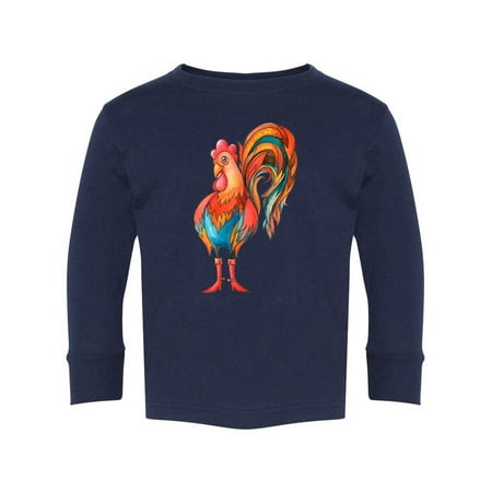 

Rooster In Red Boots Long Sleeve Toddler -Image by Shutterstock 3 Toddler