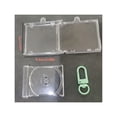 thumbnail image 3 of Tong Keychain Album Transparent Clear DVD Large Of DVD Jewelry Keychains Blank Music Compact Disc Holder Keychain Pendant, 3 of 4