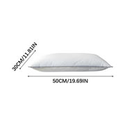 Hmgxay Organic Pillow - Kids Pillow with 100% Organic Cotton Shell, Adjustable Loft Organic Youth Pillow, Machine Washable, Soft, Perfect for Kids&Youth&Children(12x20 Inches,White)