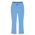 thumbnail image 6 of SERTG Men's Solid Color Shirt Pant Set Fall Winter Fashion V Neck 3/4 Sleeve Tops Loose Casual Trousers Set Outfit(Light Blue,S), 6 of 8