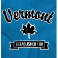 thumbnail image 2 of Vermont Cute Cursive Souvenir VT Men's Graphic T Shirt Tees Brisco Brands S, 2 of 6
