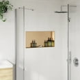 Shower niche Golden Brushed 62x32x9 cm Stainless steel